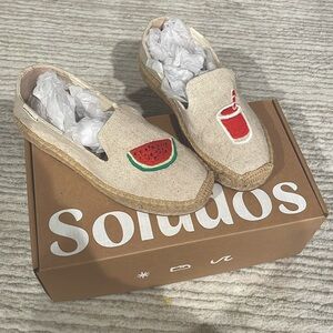 Soludos -Watermelon Brand New size 5.5 , 6